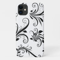 Modèle Damask, Damask français, noir et blanc