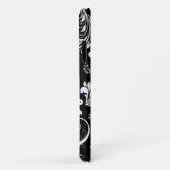 Coques Case-Mate iPhone Modèle Damask, Damask français, noir et blanc (Dos/Droite)