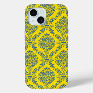 Coque Pour iPhone 15 Modèle Damask de l'Empire français #5