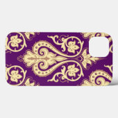 Coques Case-Mate iPhone Modèle de Damas 4 (Verso (horizontal))