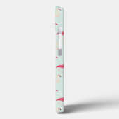 Coques Case-Mate iPhone Modèle de flamant rétro (Verso / Gauche)