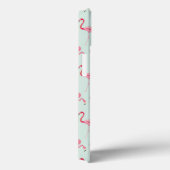 Coques Case-Mate iPhone Modèle de flamant rétro (Verso / Droite)