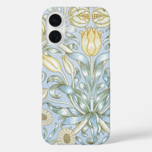 Coques iPhone 16 Modèle de fleur de lys et de grenade de William Mo