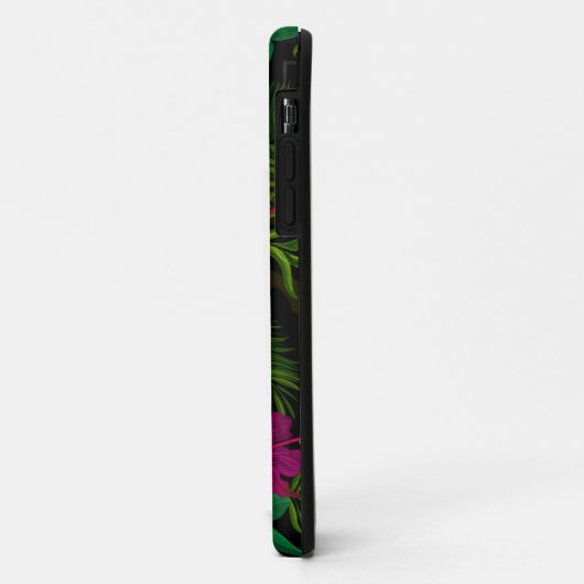 Coques Case-Mate iPhone Modèle de jungle orchidée (Dos/Gauche)