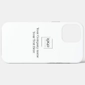 Coques Case-Mate iPhone Modèle de logo personnalisé élégant (Verso (horizontal))