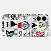 Coques Case-Mate iPhone Modèle de panneau héroïque de la Ligue de justice (Verso (horizontal))
