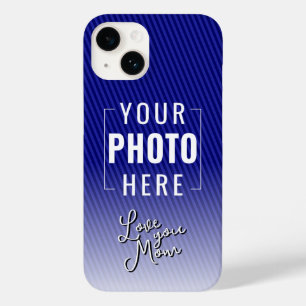 Coque Pour iPhone 14 Modèle de photo personnalisé 'Je t'aime maman'