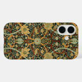 Coques Case-Mate iPhone Modèle de tapisserie forestière de William Morris (Verso (horizontal))