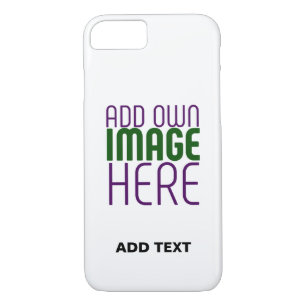 Case-Mate iPhone CASE MODÈLE DE TEXTE D'IMAGE BLANCHE SIMPLE MODERNE
