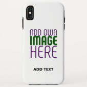 COQUES Case-Mate iPhone MODÈLE DE TEXTE D'IMAGE BLANCHE SIMPLE MODERNE (Dos)