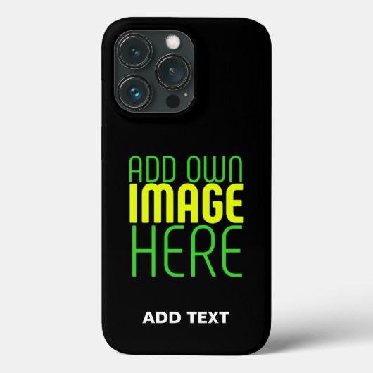 COQUES Case-Mate iPhone MODÈLE DE TEXTE D'IMAGE NOIRE SIMPLE ET MODERNE (Verso)