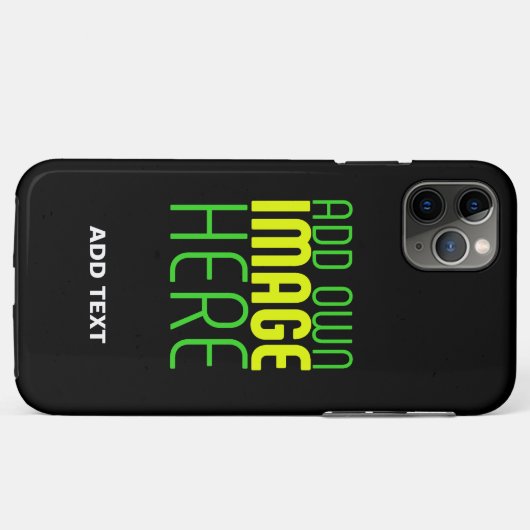 COQUES Case-Mate iPhone MODÈLE DE TEXTE D'IMAGE NOIRE SIMPLE ET MODERNE (Dos (Horizontal))