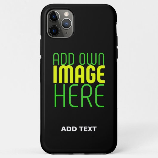 COQUES Case-Mate iPhone MODÈLE DE TEXTE D'IMAGE NOIRE SIMPLE ET MODERNE (Dos)