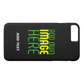 COQUES Case-Mate iPhone MODÈLE DE TEXTE D'IMAGE NOIRE SIMPLE ET MODERNE (Dos (Horizontal))