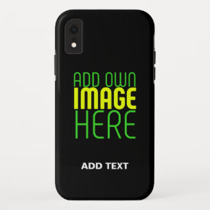 Case-Mate iPhone CASE MODÈLE DE TEXTE D'IMAGE NOIRE SIMPLE ET MODERNE