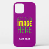 COQUES Case-Mate iPhone MODÈLE DE TEXTE D'IMAGE SIMPLE MODERNE MODIFIABLE (Verso)