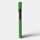Coques Case-Mate iPhone Modèle de texture de fond vert (Verso / Gauche)