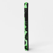 Coques Case-Mate iPhone Modèle d'empreinte de léopard de noir et de vert (Dos/Gauche)