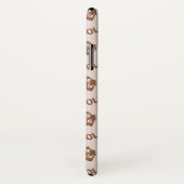 Coques Case-Mate iPhone Modèle d'entreprise de biens immobiliers marron (Dos/Droite)