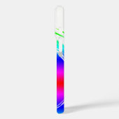 Coques Case-Mate iPhone Modèle du nom du cercle rose bleu vert (Verso / Gauche)