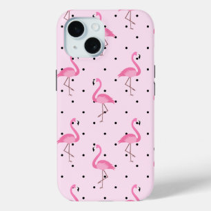 Coque Pour iPhone 15 Modèle flamant