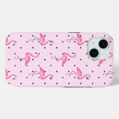 Coques Case-Mate iPhone Modèle flamant (Verso (horizontal))