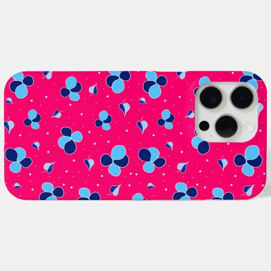 Coques Case-Mate iPhone Modèle floral (Verso (horizontal))