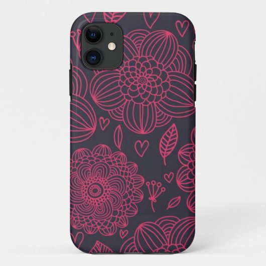 Coques Case-Mate iPhone Modèle floral (Dos)