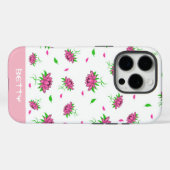 Coques Case-Mate iPhone Modèle floral (Verso (horizontal))