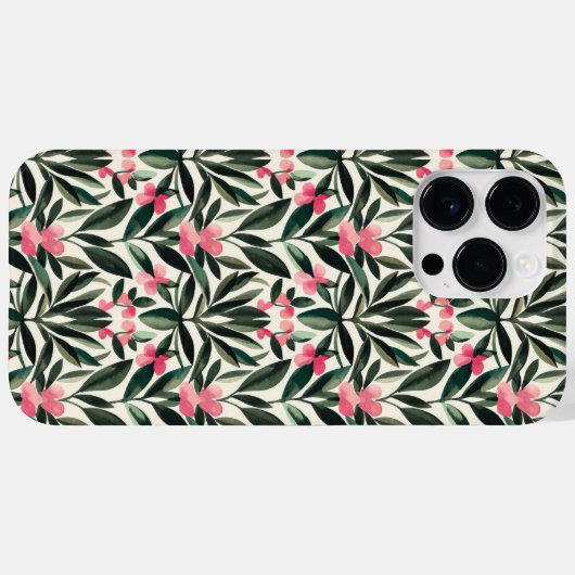 Coques Case-Mate iPhone Modèle floral (Verso (horizontal))