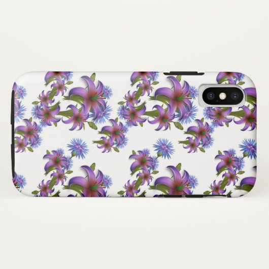 Coques Case-Mate iPhone Modèle floral (Dos (Horizontal))