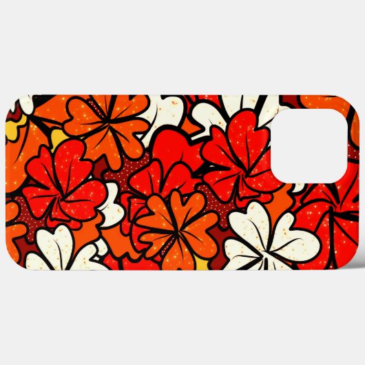Coques Case-Mate iPhone Modèle floral (Verso (horizontal))