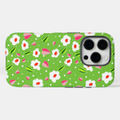 Coques Case-Mate iPhone Modèle floral (Verso (horizontal))