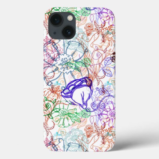 Coques Case-Mate iPhone Modèle floral 9 (Verso)