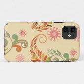 Coques Case-Mate iPhone Modèle floral Abstrait moderne (Dos (Horizontal))