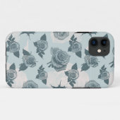 Coques Case-Mate iPhone Modèle floral avec rose (Dos (Horizontal))
