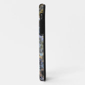 Coques Case-Mate iPhone Modèle floral bleu gris (Dos/Gauche)