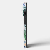 Coques Case-Mate iPhone Modèle floral de feuillage tropical (Verso / Gauche)