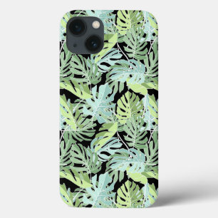 iPhone 13 Case Modèle floral de la jungle
