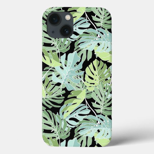 Coques Case-Mate iPhone Modèle floral de la jungle (Verso)