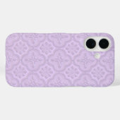 Coques Case-Mate iPhone Modèle Floral Décoratif En Mauve (Verso (horizontal))