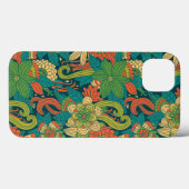 Coques Case-Mate iPhone Modèle floral d'été (Verso (horizontal))