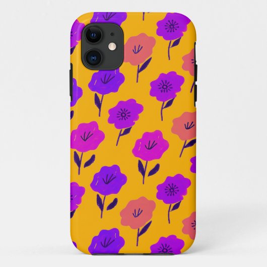 Coques Case-Mate iPhone Modèle floral dynamique (Dos)