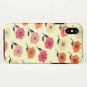 Coques Case-Mate iPhone Modèle floral dynamique (Dos (Horizontal))