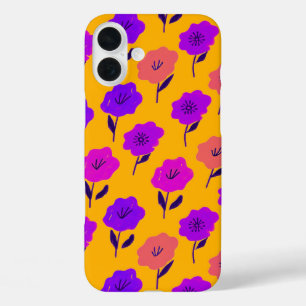 Coques iPhone 16 Plus Modèle floral dynamique