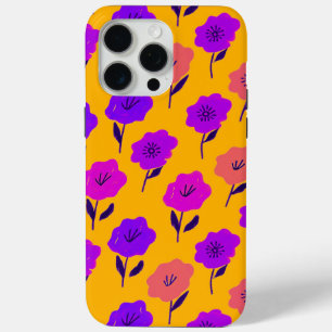 Coque iPhone 15 Pro Max Modèle floral dynamique
