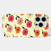 Coques Case-Mate iPhone Modèle floral dynamique (Verso (horizontal))
