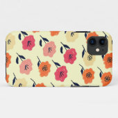 Coques Case-Mate iPhone Modèle floral dynamique (Dos (Horizontal))