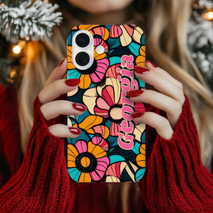 Coques iPhone 16 Modèle floral Fantastique Rétro Personnalisé