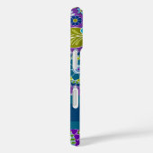 Coques Case-Mate iPhone Modèle floral fillette avec monogramme (Verso / Droite)